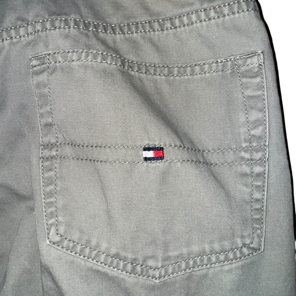 Tommy Hilfiger Khaki Pants Womens 8 Straight Leg Beige Cotton Classic - Picture 5 of 9